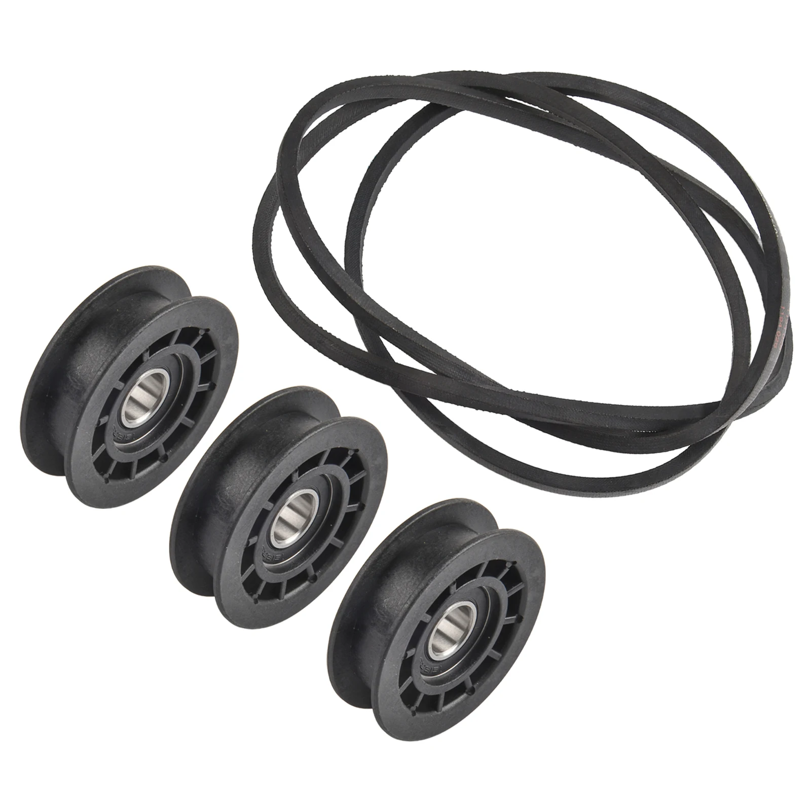 Conjunto completo de polia, polia intermediária, substituição, cuidados com o gramado, manutenção ao ar livre, desempenho aprimorado, componentes de cortador
