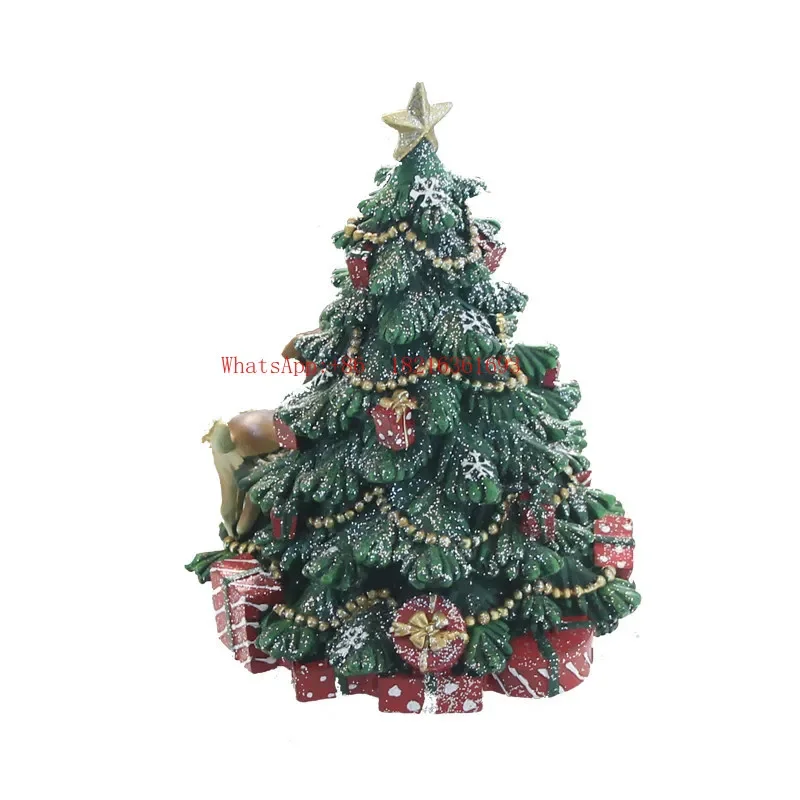 Limited Offer Christmas Tree Ornament Gift, Reindeer Music Box, Christmas Music Box