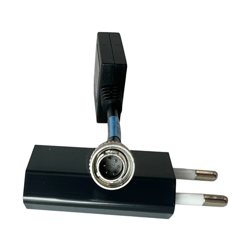 6 Pin Bluetooth Adapter For Top-Con Hirose Sokkia South Total Stations With Charger And Cable To USB Data Cable EU PLUG