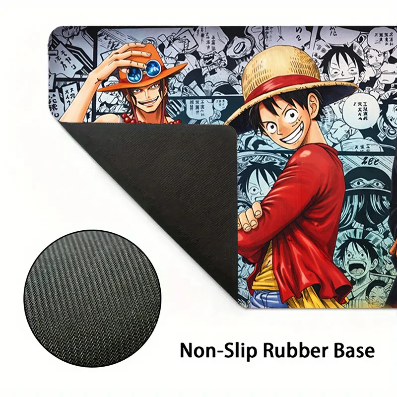Duża podkładka pod mysz do gier 0ne Piece OPCG Playmat Luffy Zoro Anime TCG Mata do gry w karty Antypoślizgowa gumowa podkładka na biurko Mata do gry w karty Prezent — zdjęcie produktu 5