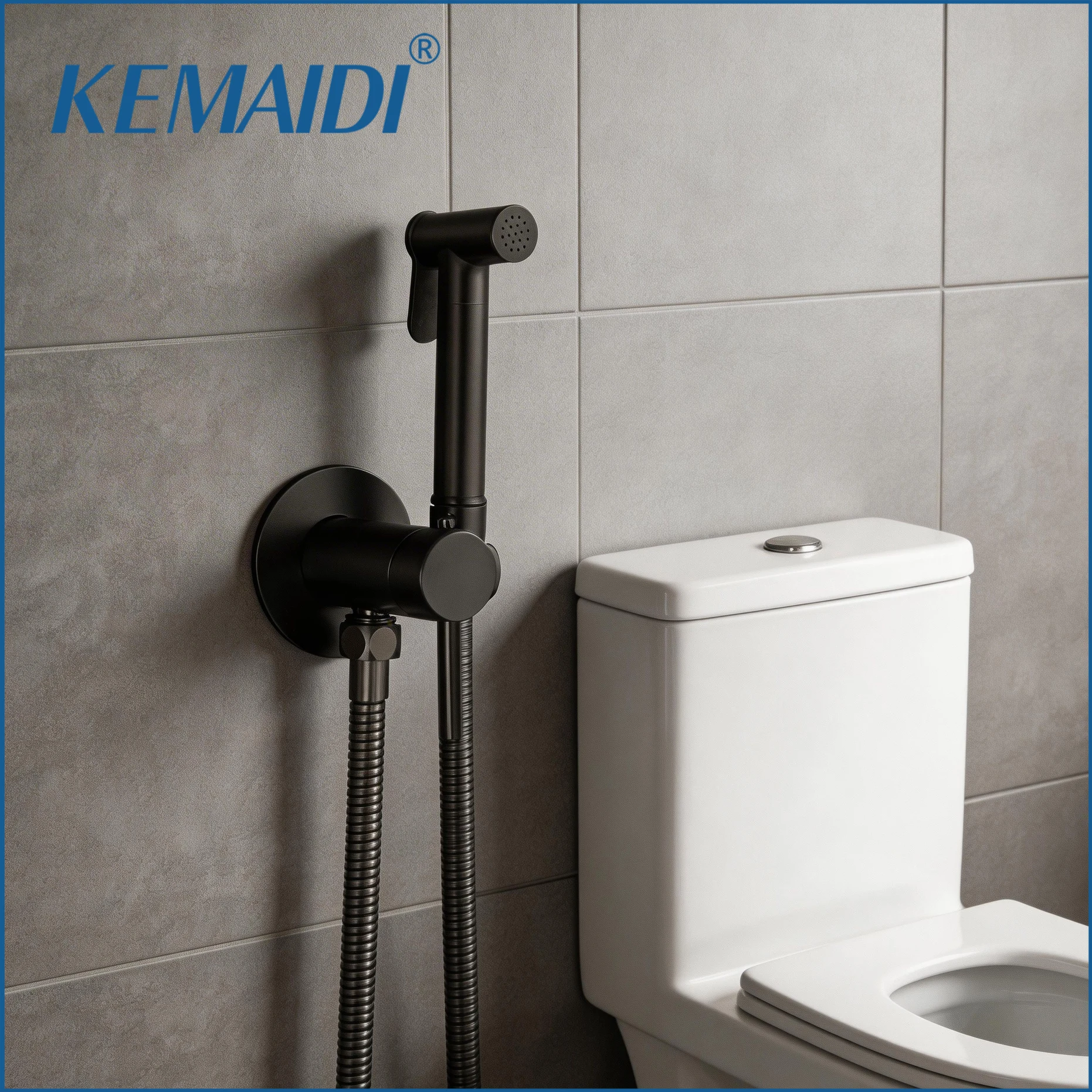 

KEMAIDI Brass Bidet Faucet Set Handheld Ducha Higienica Hot Cold Toilet Crane Women Washer Bathroom Shattaf Sprayer Shower