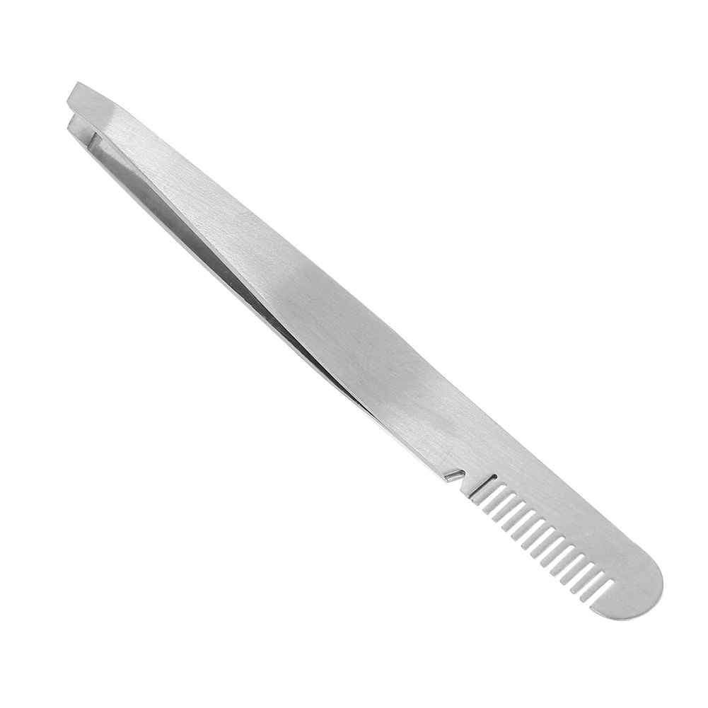 Opruimingsaanbieding Universele roestvrijstalen wenkbrauwontharingspincet Gezichtsontharing Clips Make-up Schoonheidstool Gemakkelijk te gebruiken