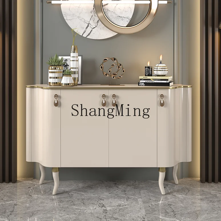 

CL Entrance Cabinet Modern Simple Living Room Storage Light Luxury Decoration Home Dining Side Villa Entrance Partition Cabinet