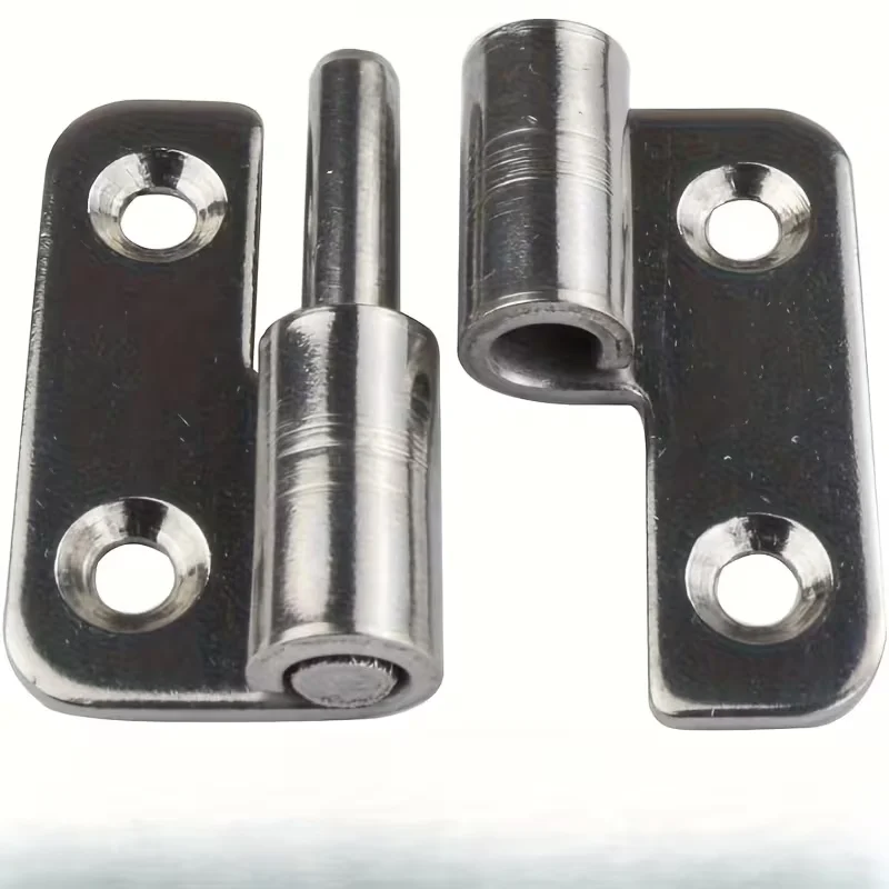 

6pcs High Quality Thicken Stainless Steel Flag Shape Detachable Hinge For Aluminum Doors Bathroom Door Bathroom Removable Hinge