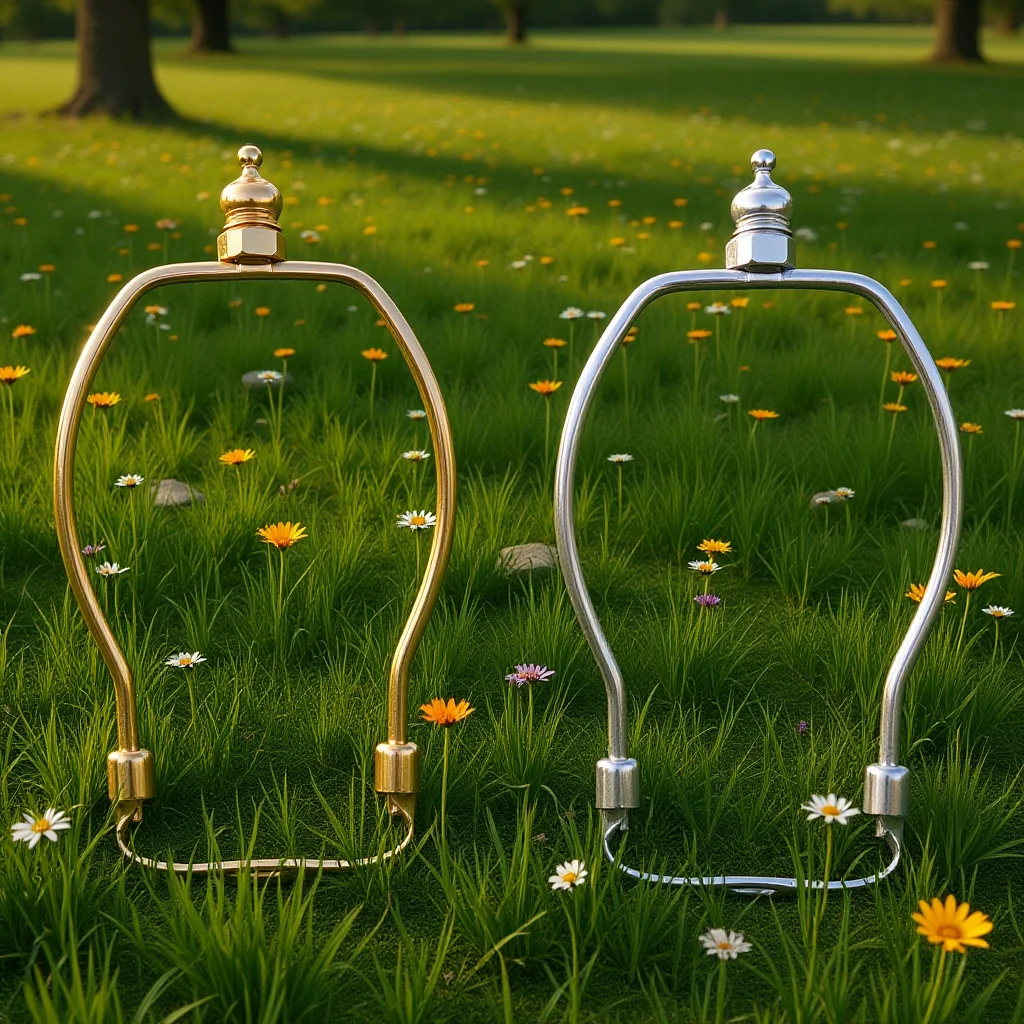 

2Pcs 6 Inch Lamp Harp Holder Fine Workmanship Practical and Safe for Various Lamp Styles Lampshade Accessory Lampshade Harp