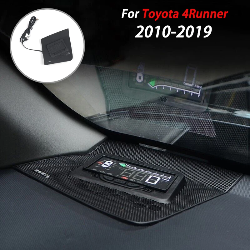 For Toyota 4Runner 2010-2019 Car Speedometer HUD GPS Head Up Display Digital Speed Meter Windshield Projector Accessories