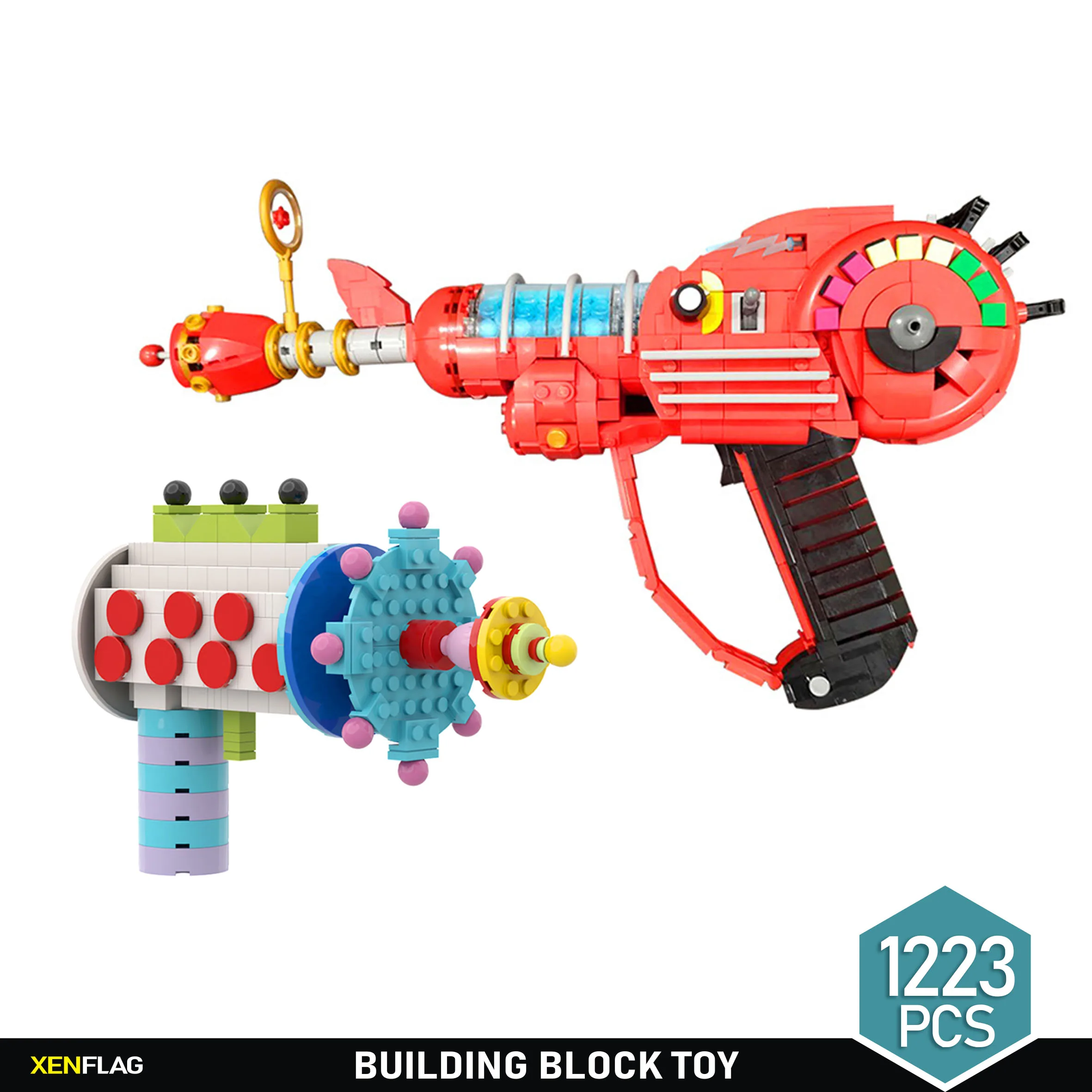 

MOC Ray Gun Magic Weapon Building Block Children's DIY Puzzle Toy Decoration Model Gift 장난감 bloques de construcción