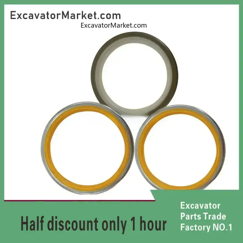 For Excavator Accessories Bucket Shaft Seal Ring Horse Head Butter Bucket Oil Seal Dust Ring High Quality High Quality