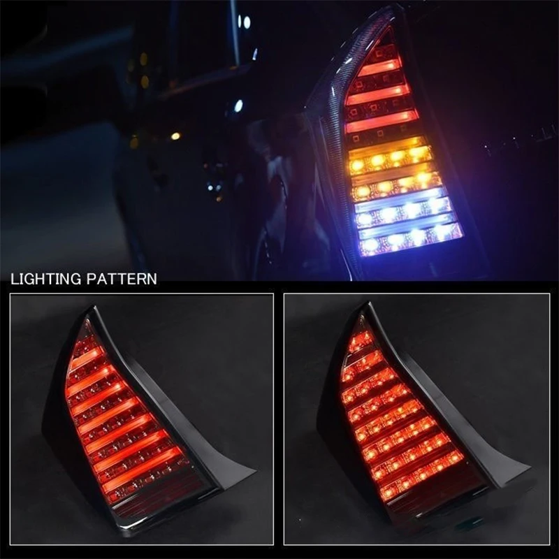 For Toyota Prius 30 Series NHW30 2009 2010 2011 2012 2013 2014 2015 1 Pair LED Rear Tail Light Brake Light Taillights Assembly