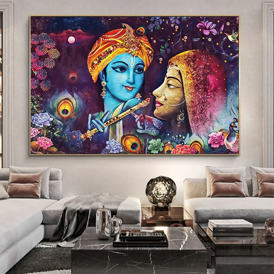 Diamond Mosaic Picture Abstract Indian God Divine Figure Art Diamond Painting Cross Stitch Embroidery Wall Art