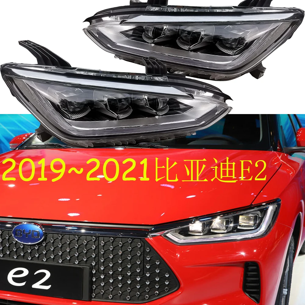 

1pcs car bumper headlamp For BYD E2 E3 headlight ALL IN LED 2019~2023y car accessories head lamp for BYD E3 E2 fog lamp