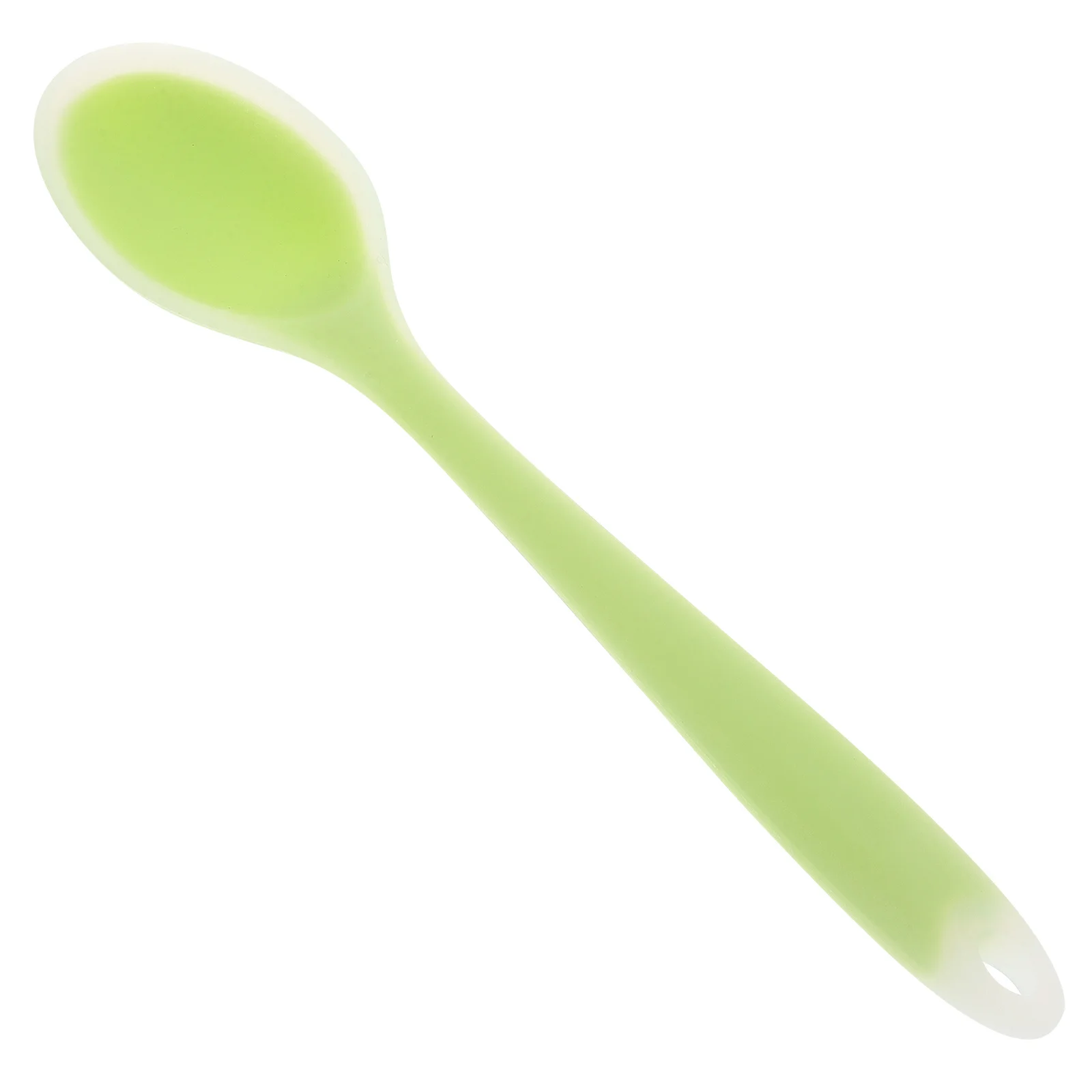 

Infant Soft Silicone Spoon Small Transparent Feeding Tool for Babies Beginner Mealtime Essential for Rice Paste Purees Soups