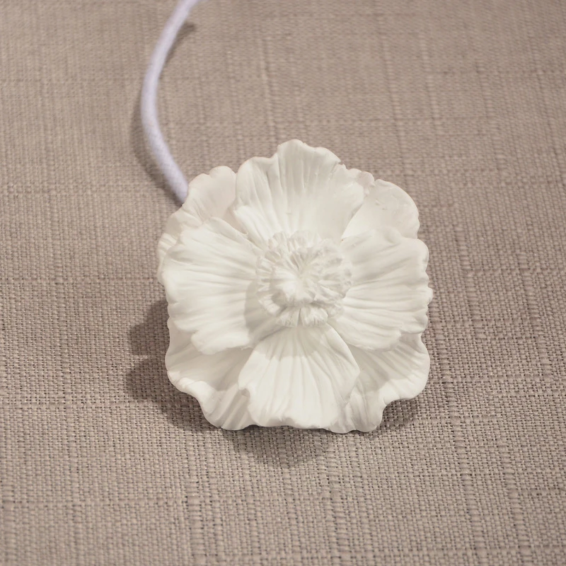 Creative Plaster Ceramic Diffuser Flower Aromatherapy Accessory Strong Absorption Hotel Reed Diffuser Fragrance Accessory