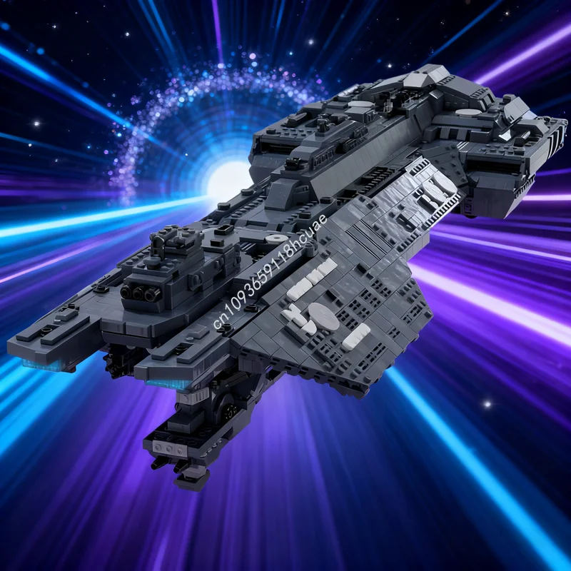 4523 قطعة MOC UNSC روح النار الفضاء نموذج اللبنات لعبة العمارة تجميع هدايا عيد الميلاد DIY بها بنفسك فكرة الإبداعية للأطفال #1