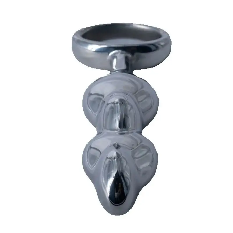 Stainless Steel Anal Plug 13.9cm Metal Prostate Massager
