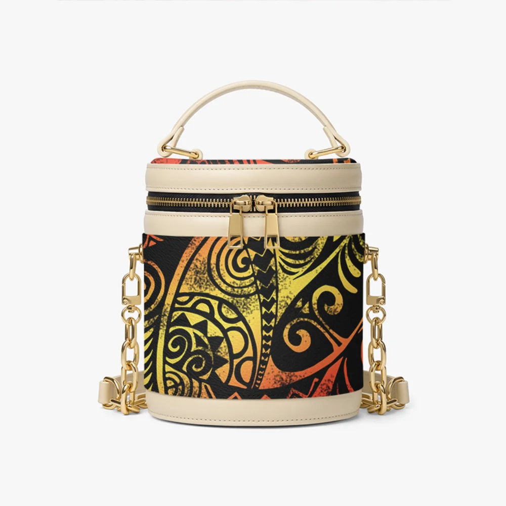 Customized Fashionable Women'S Zipper Round Handbag Pu Crossbody Single Shoulder Bag Portable Universal Crossbody Bag