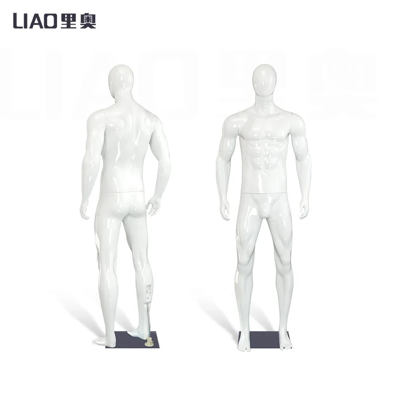 Luxury Black Fitness Athletic Muscle mannequin male Large size Sports Bodybuilding dummy display stand