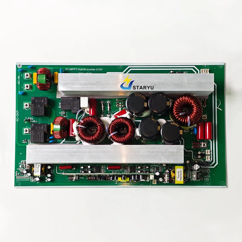 Factory Wholesale Solar Grid Hybrid Inverter 6 KW PCBA Auto Switch Pure Sine Wave Hybrid Inverter