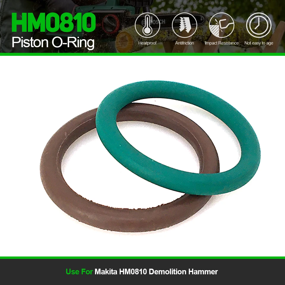 

2pcs Replace Piston O-Ring For Makita HM0810 HM 0810 Demolition Hammer Spare Parts Power Tool Accessories Fast Shipping