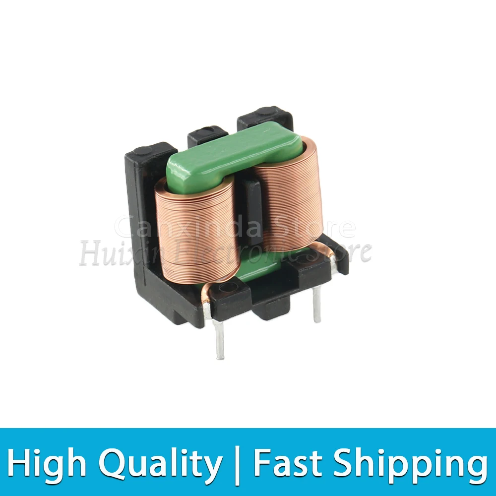 2pcs SQ Flat Copper Wire EMI Filter Inductor Vertical Common Mode Inductance Magnetic Toroidal Coil 5mH 10mH 15mH 20mH 25mH 28mH