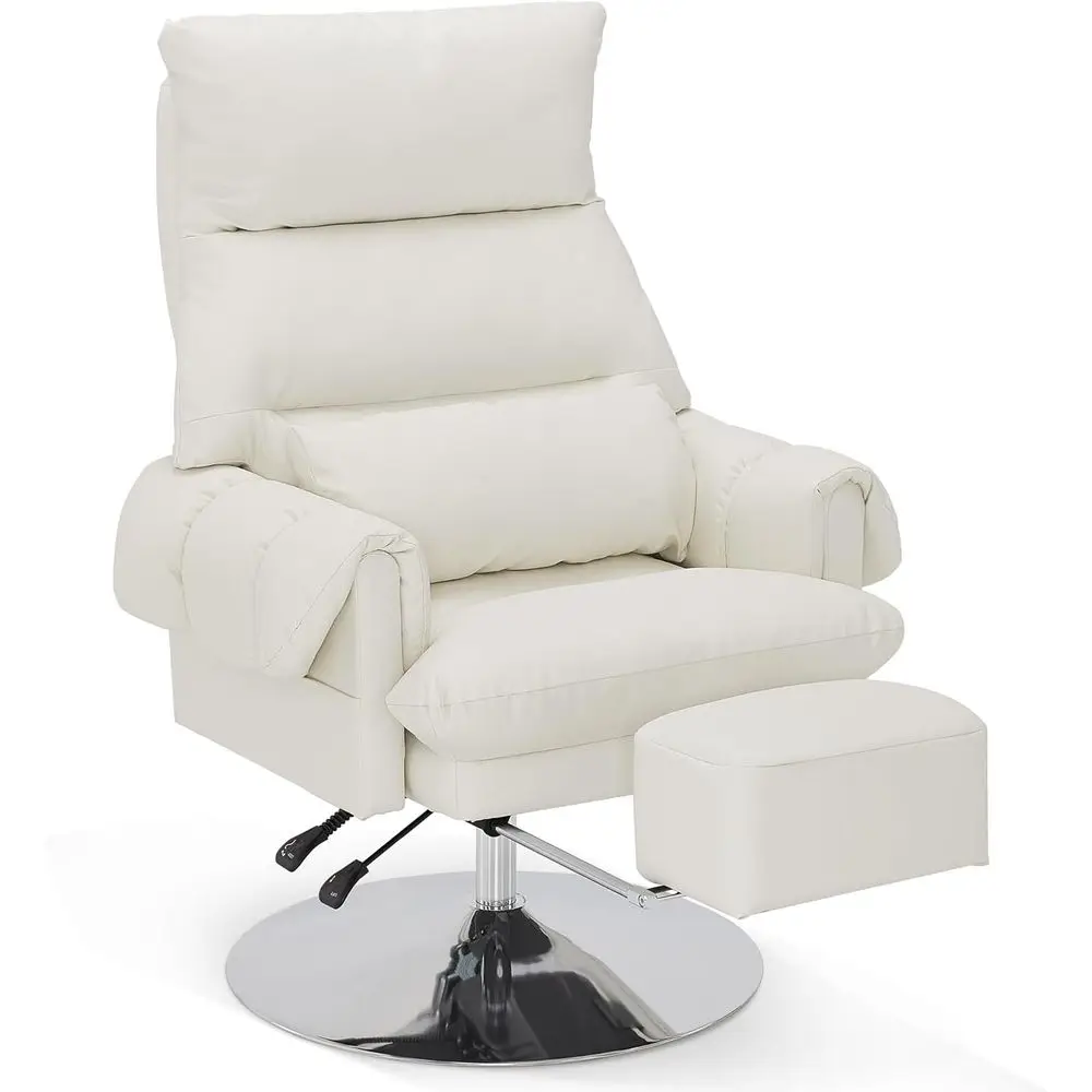 

Luxury Swivel Recliner Salon Chair with Lumbar Support and Adjustable Height for Facials, Massages, Eyelash Extensions, and Tatt
