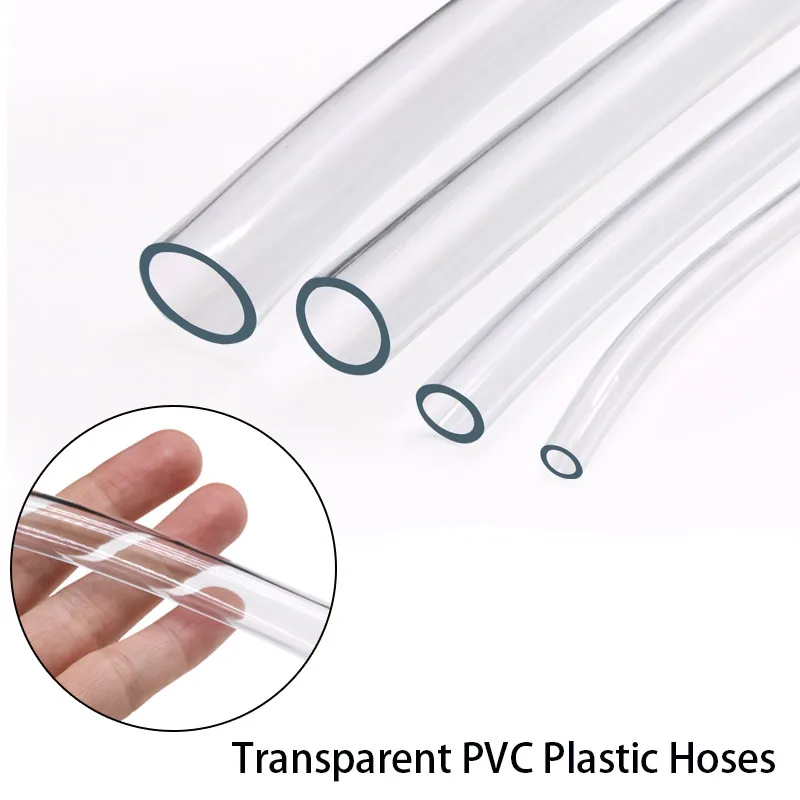 

1M/3M/5M Transparent PVC Plastic Hoses High Quality Water Pump Tube 2 3 4 5 6 8 10 12 14 16 18 20 25mm Garden Hose