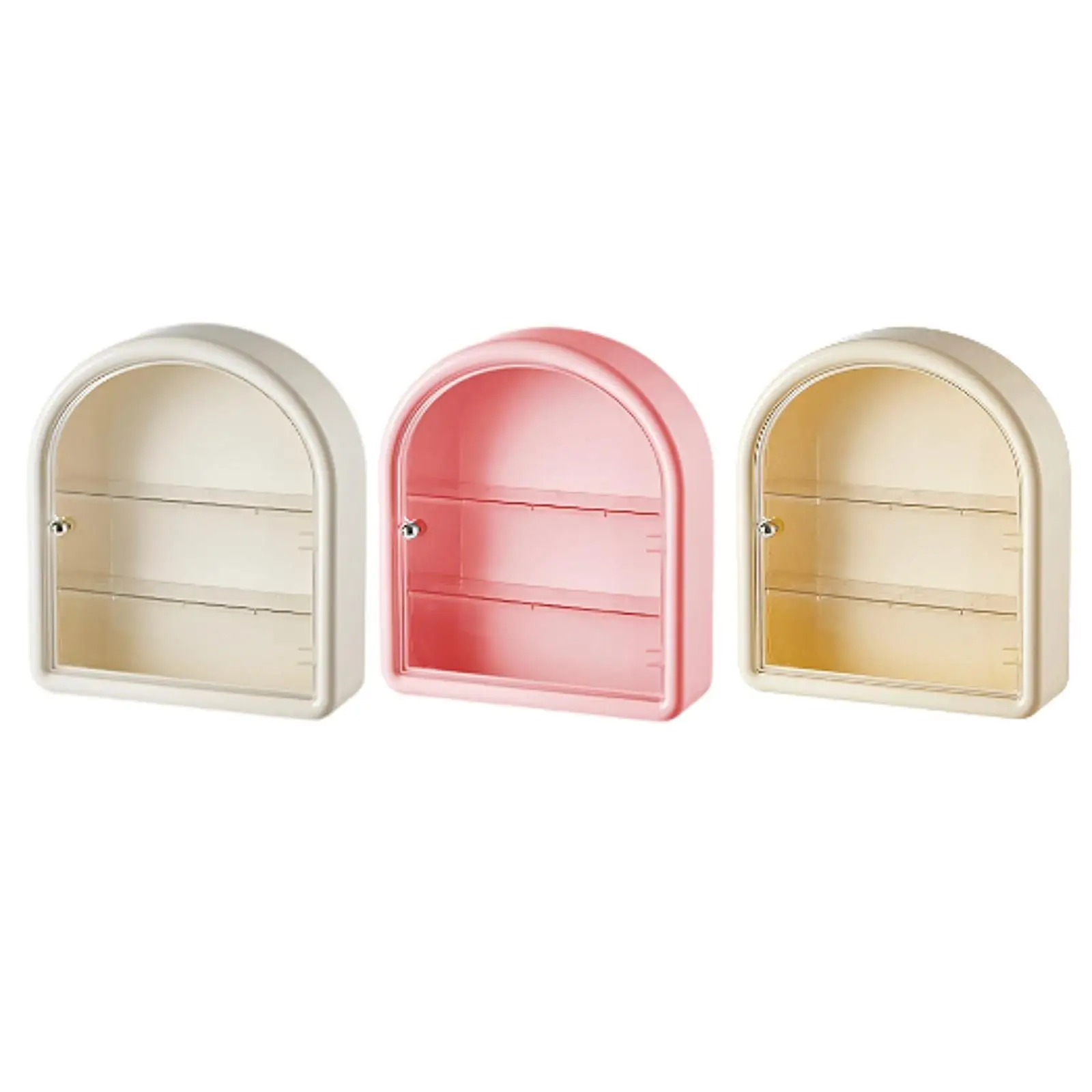 

Wall Mounted Figure Display Case Cabinet,Organizer Box Shelf Household Storage Showcase for Toys Party