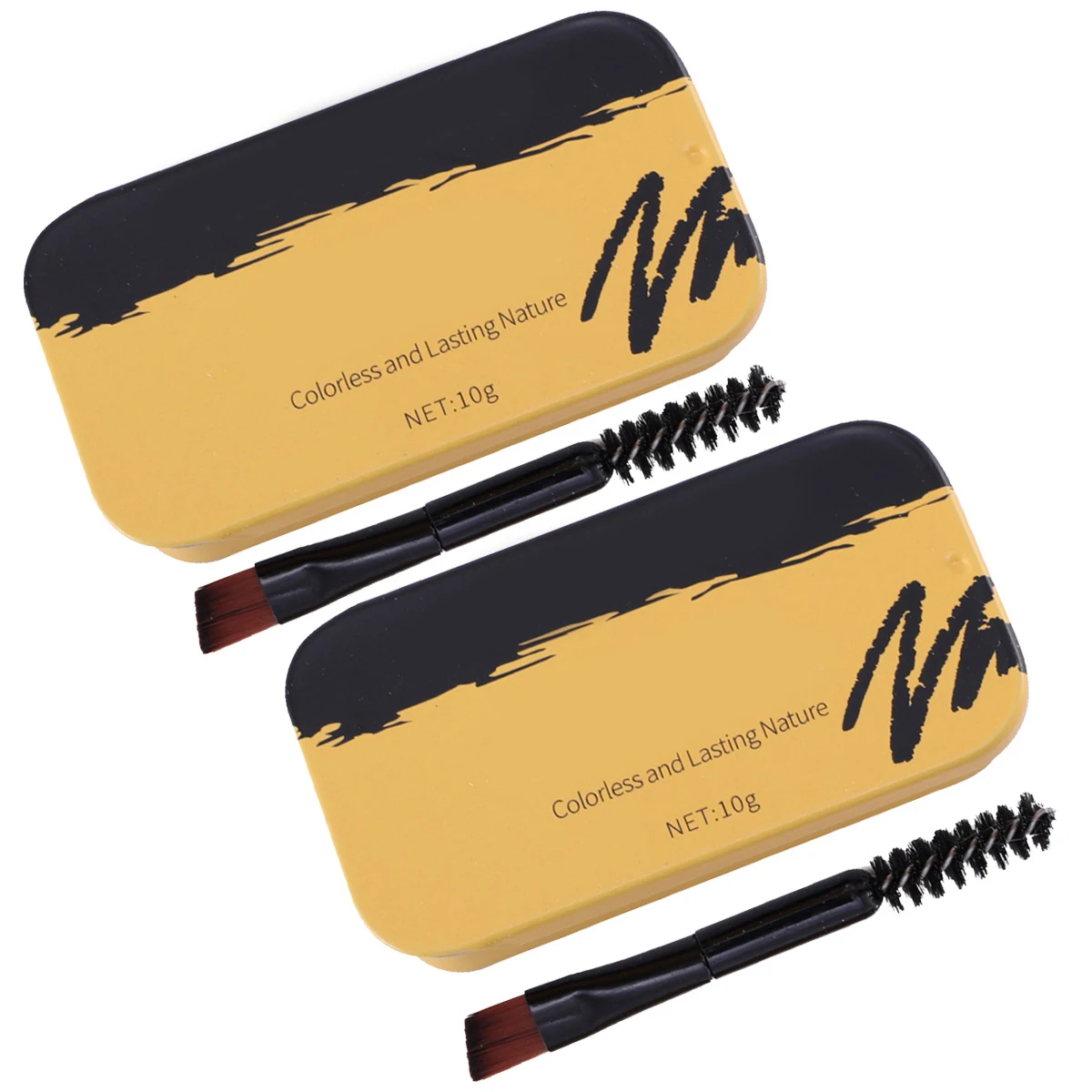 2 Stuks Waterdichte Wax Styling Gel Fixer Wenkbrauw Pommade Pigment Zeep Wenkbrauwen Zalf Shaper Trimmen Langdurige Duurzaam