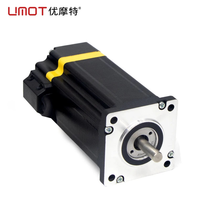 UMOT High Performance 2Phase 8mm D Shaft Nema24 60x128mm 2Nm Hybrid Stepper Motor Closed-loop Step Motor RS485+Pulse Step Driver