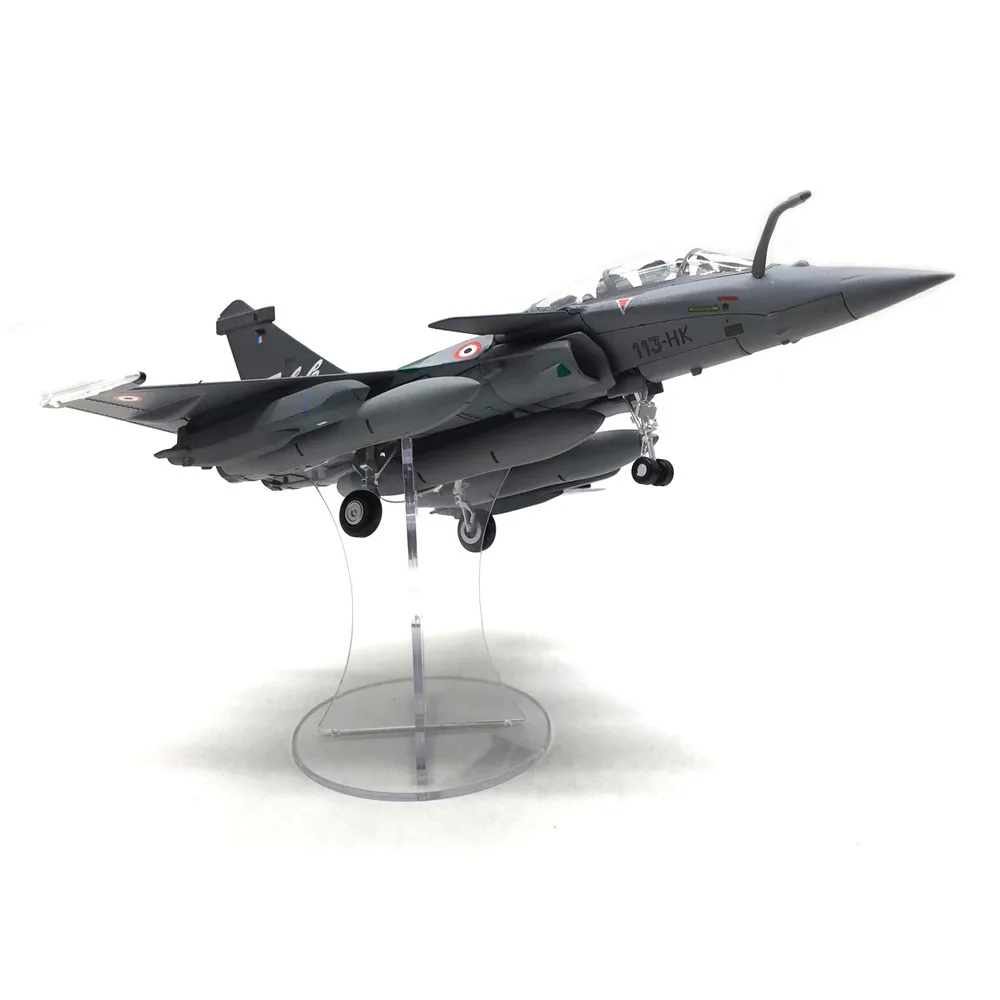 Rafale B Fighter militar francés, modelo a escala 1/72 con soporte, colección de avión de aleación con caja, regalo de Navidad