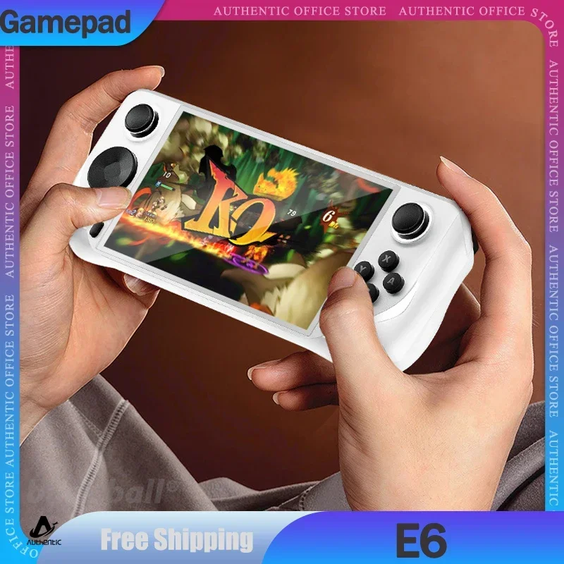 

New E6 Handheld Game Console Portable Mini Gamepad Psp Arcade 5 Inch High-Definition Ips Large Screen Gamepads Children's Gifts