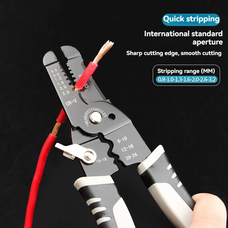 Professional Electrician Tools:Automatically Strip, Cut, Crimp, Weld. Your All-In-One Professional Tool For Efficient Work.