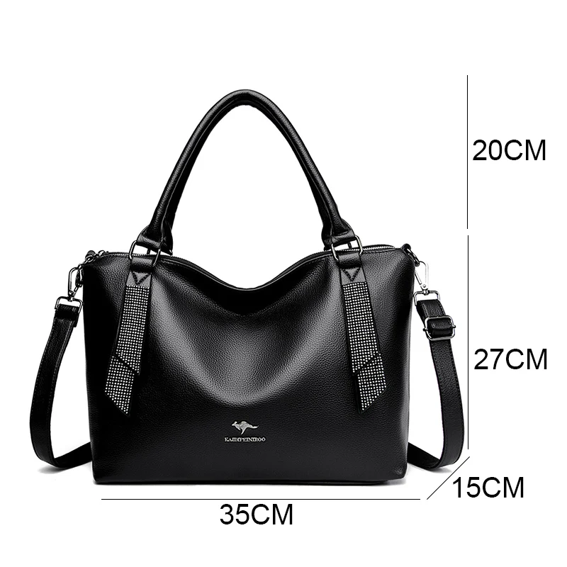 Genuine Leather Handbags Ladies Bags Designer Luxury Tote Bag High Quality Shoulder For Women Large capacity Crossbody Bag Bolsa