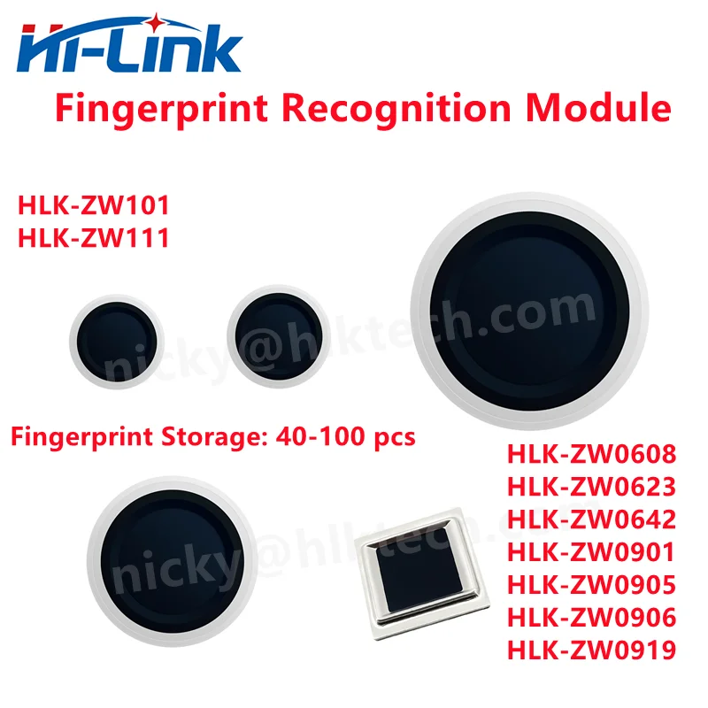 Hi-Link 3.3V New HLK-ZW0623 ZW0901 ZW0906 ZW101 ZW111 Low Power Consumption Door Lock Acquisition Sensor/Smart access