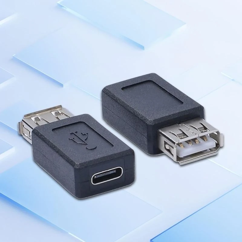 

J0MB Portable USB 2.0 Female to Type C OTG Adapter Fast 5V/3A Charging Converter Head