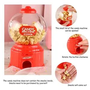Mini Candy Machine Dispenser Kind Kind vorgibt, automatische Verkaufsmaschinenmaschine Währung Geld Sparkasse Picfrinho für Geburtstagsgeschenk Kinder zu spielen 6 Hauptverkaufs -Mini -Süßigkeitenmaschine - №6