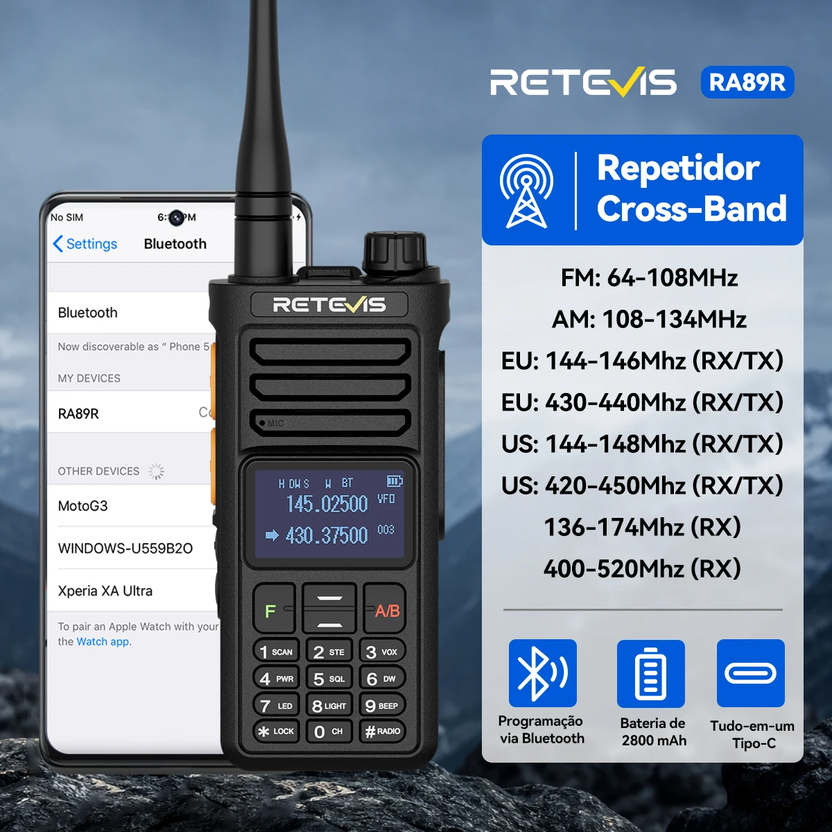 retevis-ra89r-talkie-walkie-radioamateur-bi-bande-u-v-programmable-via-application-bluetooth-batterie-2800-mah-longue-portee-sans-fil-—-ideal-pour-le-camping