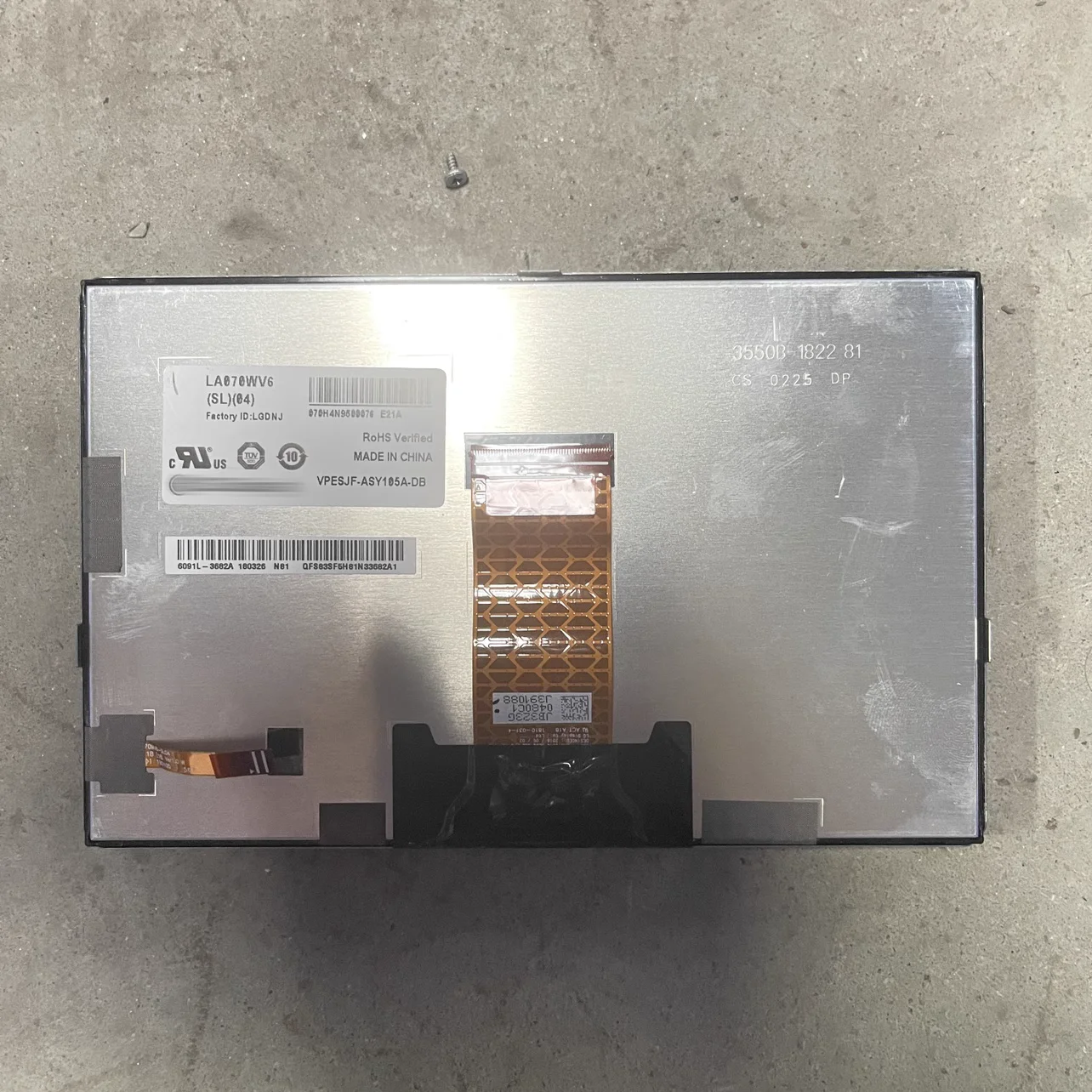 LA070WV6 (SL) (04) LA070WV6 (SL02) LCD display screen