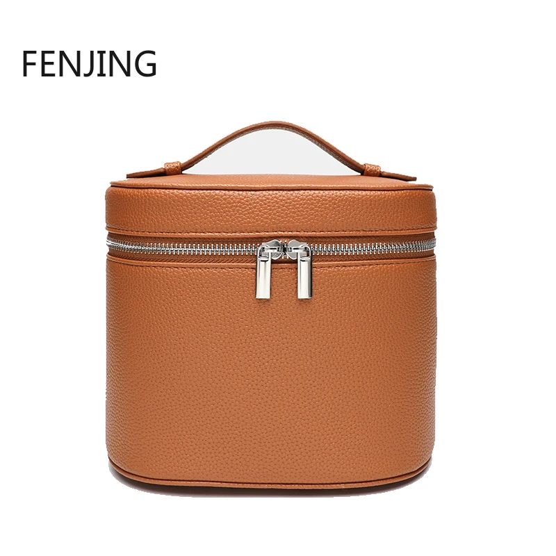 New Solid Color Makeup Bag Large Capacity Travel Toiletry Case Cosmetic Bag Portable Fashionable Multi-functional Storage Bags