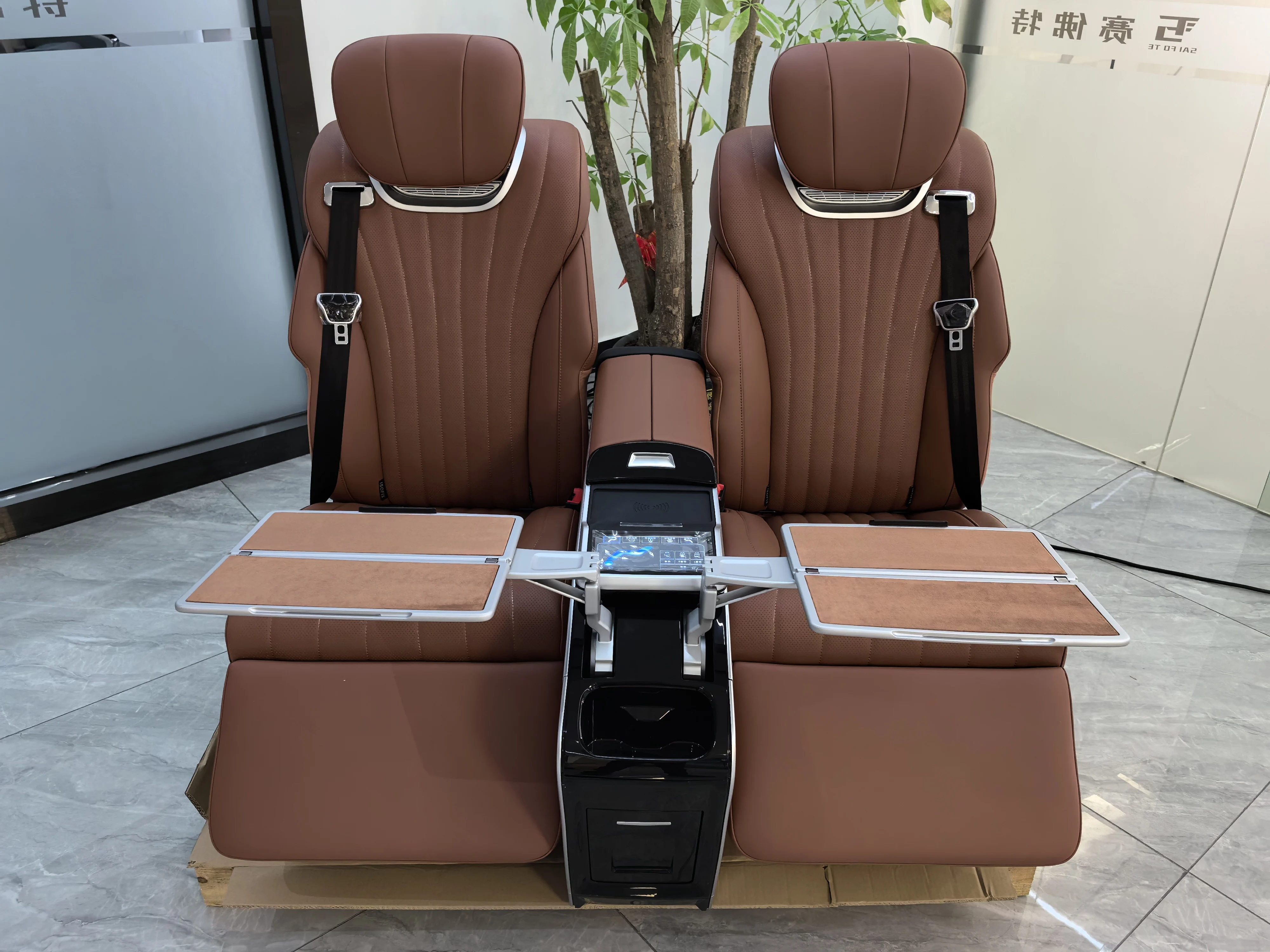 Luxury Car Seat Electric Seat Captain Seat With Middle Armrest Console for Vito V-class Alphard