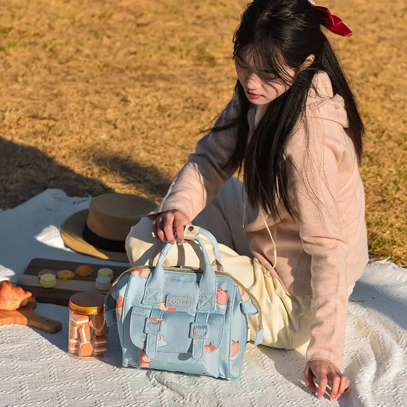 Women's Fashion Backpack Oxford Fabric Handbag Mommy Bag for Babies Travel Back Pack Multifunctional Waterproof Shoulder Bag