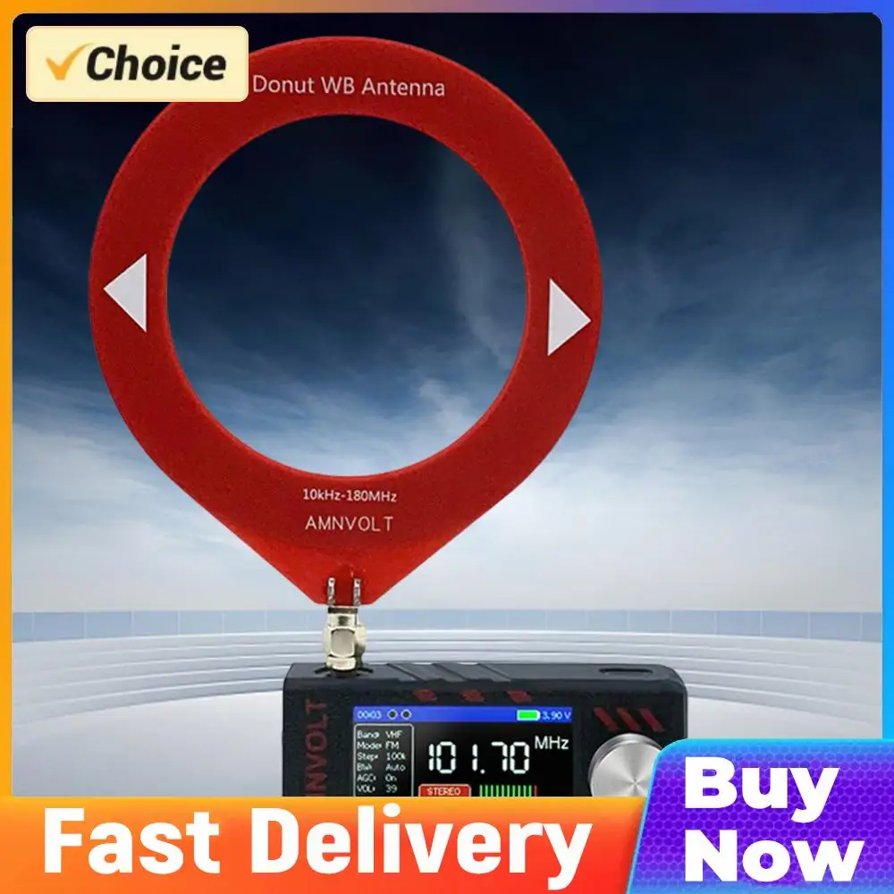 

Портативное радио SI4732 LSB USB AM/FM с 1,9-дюймовым IPS-экраном, миниатюрное карманное радио с антенной, поддержка диапазонов HF, SW, MW, VHF