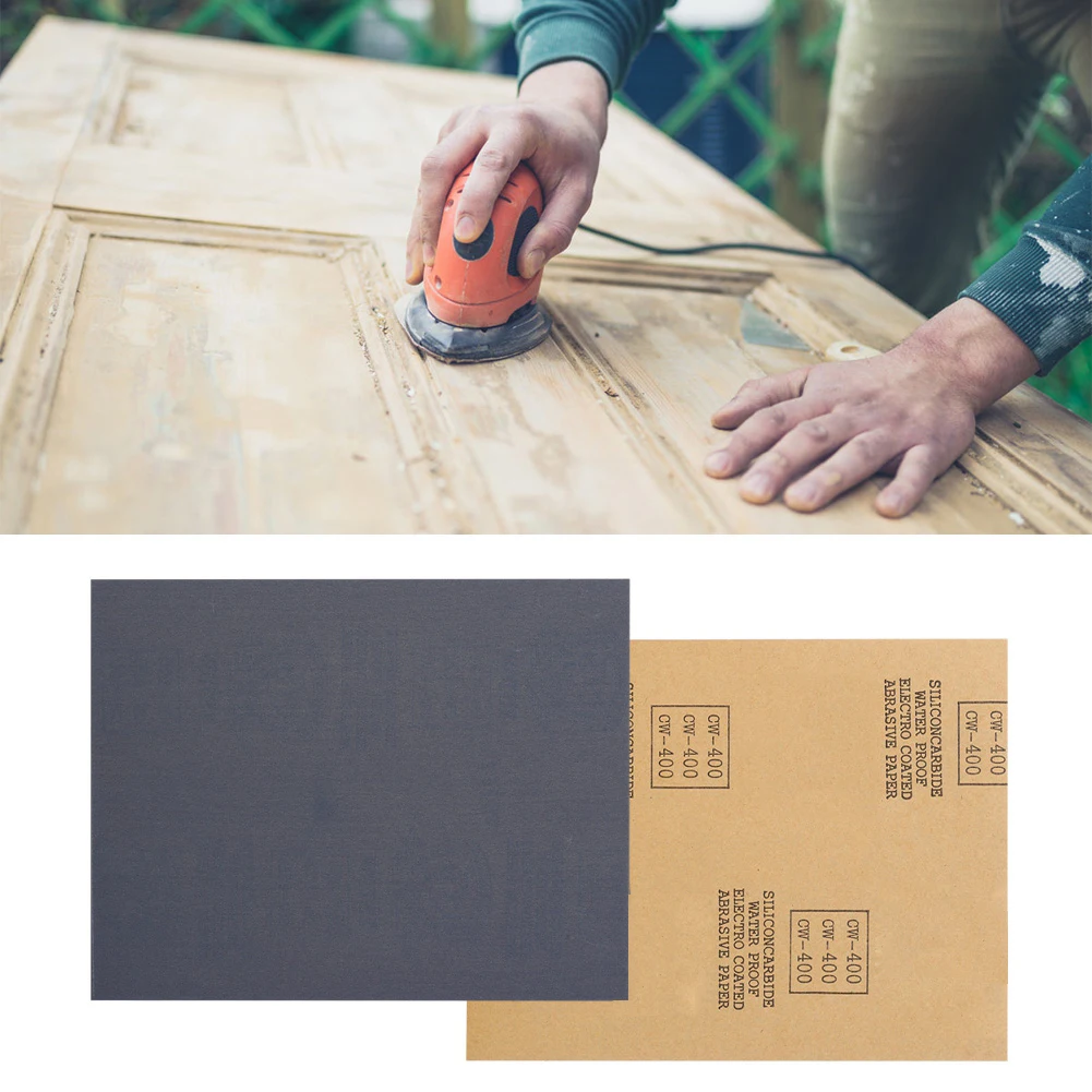Wet And Dry Sandpaper 2000 2500 3000 5000 7000 Mixed Grits Sander Paper For Metal Polishing 93x230mm