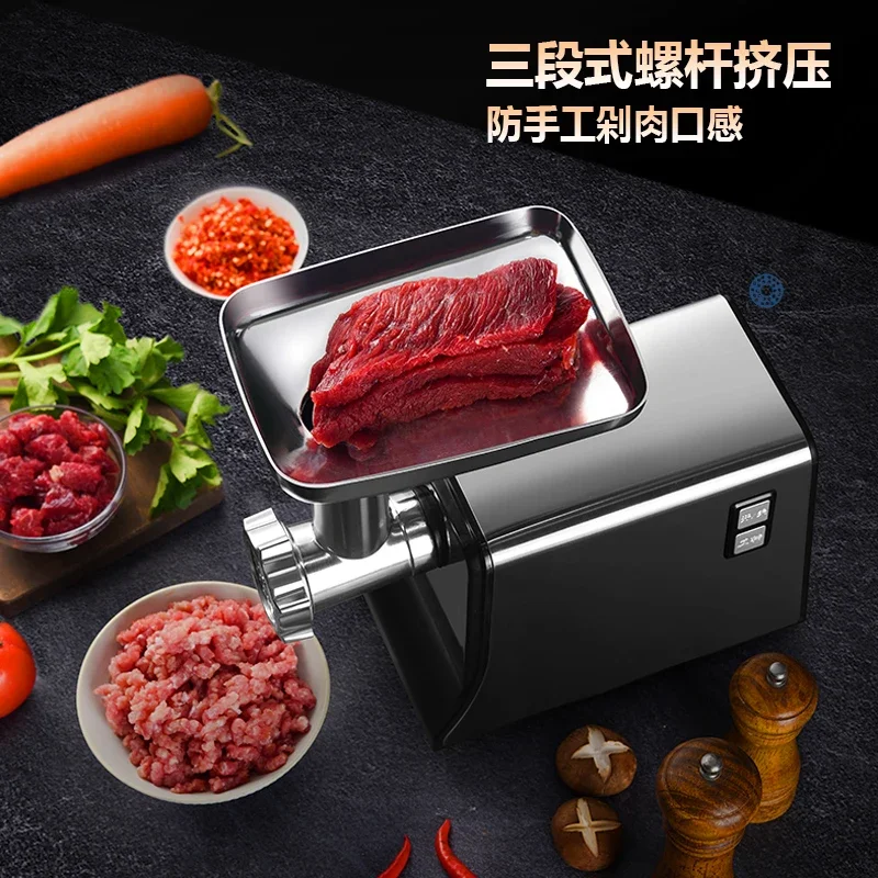 электрическая мясорубка, бытовая многофункциональная автоматическая машина для наполнения колбас из нержавеющей стали, машина для наполнения фарша
