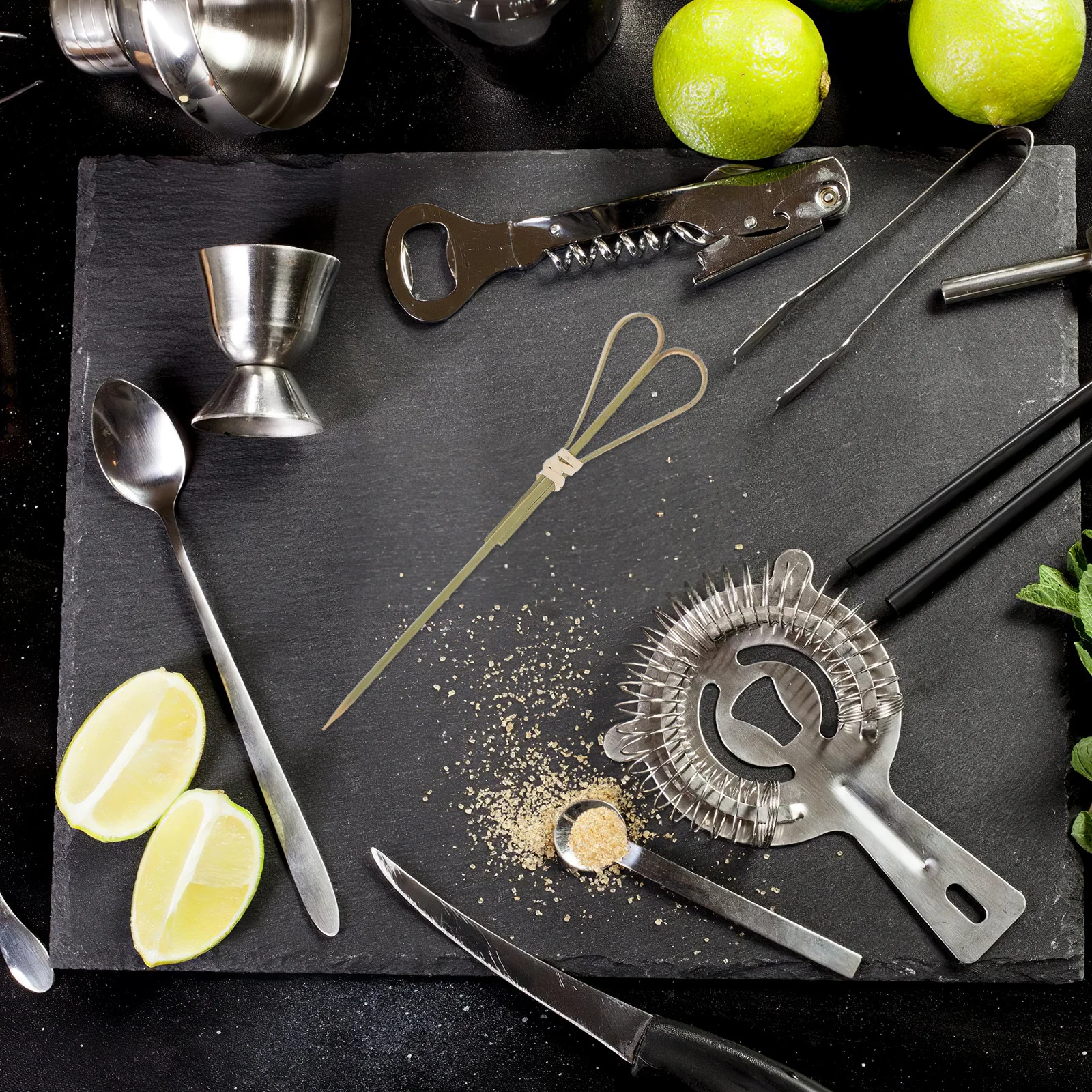 

100Pcs Cocktail Picks Bamboo Creative Scissors Handle Elegant Fruit Sticks for Fruit Sandwiches Party Bar Cocktail Picks for Bar