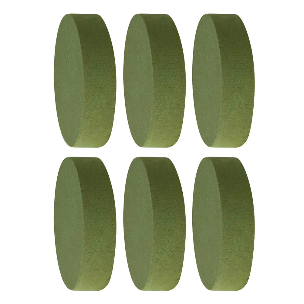 

6Pcs Round Flower Mud Easy to Store Safe Non Toxic Strong Absorption Floral Accessory Flower Arrangement Supplies