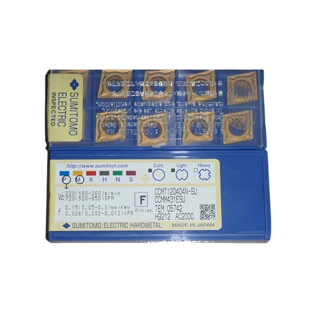 10pcs SUMITOMO Original DCMT DCMT11T3 02 04 08 N-SU MU AC530U AC630M T1500Z AC2000 AC6030M AC6040M AC820P AC830P T1000A T30