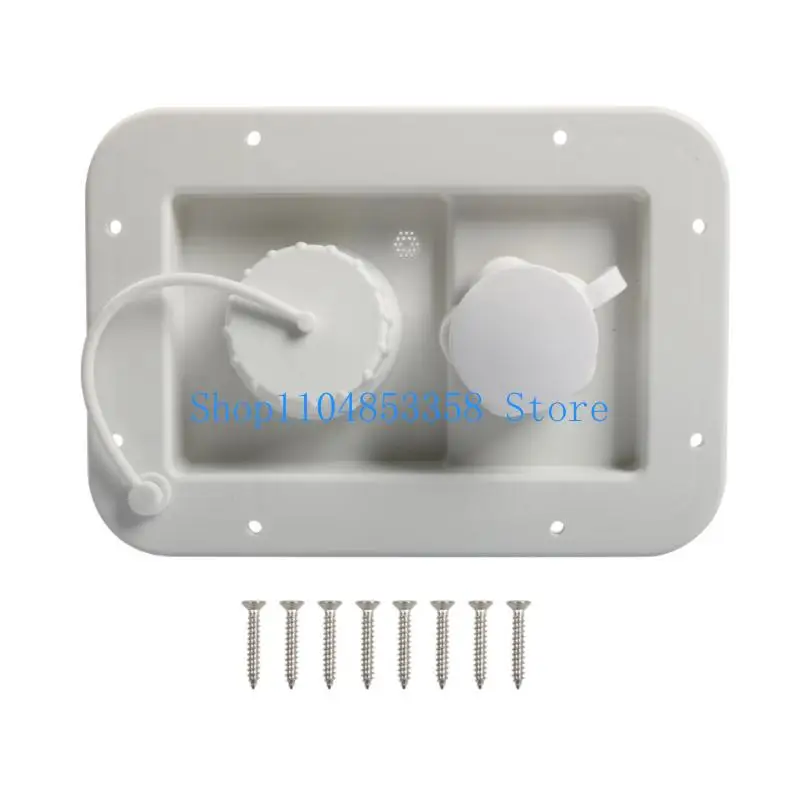 

652F RVs Water Fill Inlet Check Valves City Water Inlet Corrosion Resistant PP Not Return Control