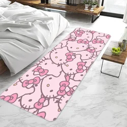 Cute cartoon Hello Kitty Sanrio Door Mat Entrance Non-slip Washable Kitchen Carpet Living Room Hallway Rugs Bathroom Bath