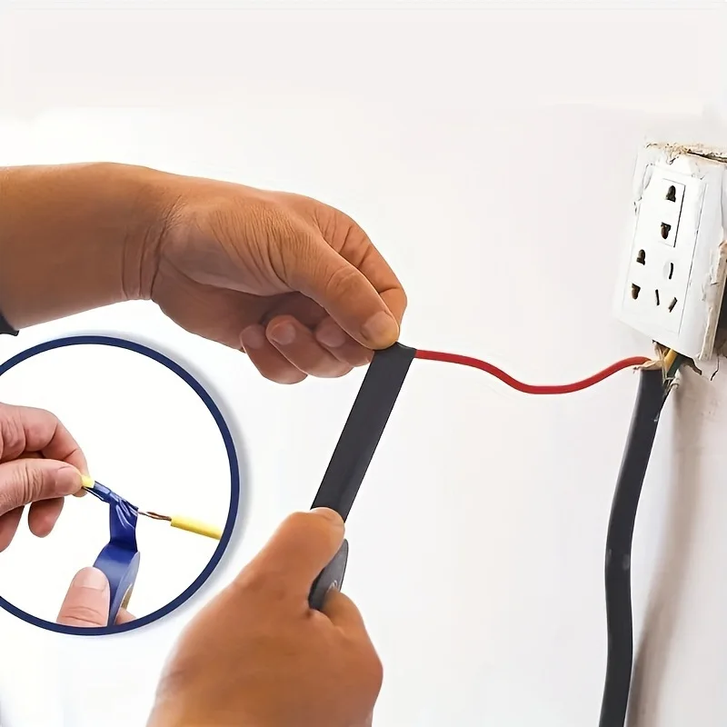 Insulated tape, suitable for wrapping various types of wires,used in home and outdoor environments,and as an industrial adhesive